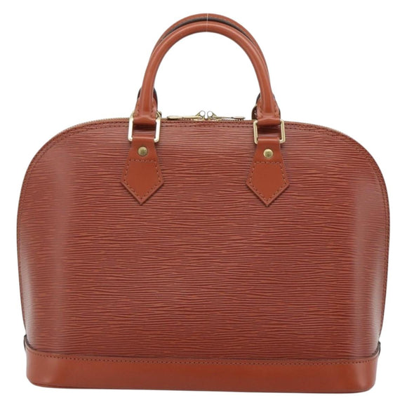 LOUIS VUITTON Epi Alma Hand Bag Brown M52143 LV Auth ki6692SAV