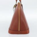 LOUIS VUITTON Epi Alma Hand Bag Brown M52143 LV Auth ki6692SAV-4