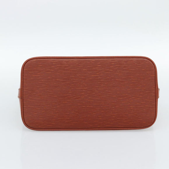 LOUIS VUITTON Epi Alma Hand Bag Brown M52143 LV Auth ki6692SAV