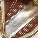 LOEWE Amazonas Hand Bag Rattan Gold Beige Auth ki6694M-16