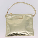 LOEWE Amazonas Hand Bag Rattan Gold Beige Auth ki6694M-19