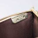 LOEWE Amazonas Hand Bag Rattan Gold Beige Auth ki6694M-22