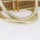 LOEWE Amazonas Hand Bag Rattan Gold Beige Auth ki6694M-7