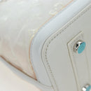 LOUIS VUITTON Monogram Transparency Lockit Eastwest White M40701 Auth ki6695M-10