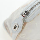 LOUIS VUITTON Monogram Transparency Lockit Eastwest White M40701 Auth ki6695M-18