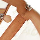 LOUIS VUITTON Monogram Transparency Lockit Eastwest White M40701 Auth ki6695M-25