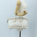 LOUIS VUITTON Monogram Transparency Lockit Eastwest White M40701 Auth ki6695M-26