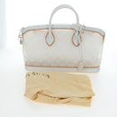 LOUIS VUITTON Monogram Transparency Lockit Eastwest White M40701 Auth ki6695M-27