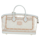 LOUIS VUITTON Monogram Transparency Lockit Eastwest White M40701 Auth ki6695M-3
