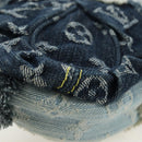 LOUIS VUITTON Monogram Denim Patchwork Pouchy Bag Blue M92382 LV Auth ki6696M-12