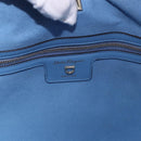 Salvatore Ferragamo Tote Bag Leather Light Blue Multicolor Auth ki6697A-18