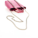 VALENTINO Hand Bag Leather 2way Pink Gold Tone Auth ki6698V-8