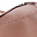 FENDI Celeria Baguette Shoulder Bag Leather Pink Silver Auth ki6700V-9