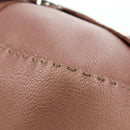 FENDI Celeria Baguette Shoulder Bag Leather Pink Silver Auth ki6700V-14