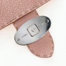 FENDI Celeria Baguette Shoulder Bag Leather Pink Silver Auth ki6700V-20