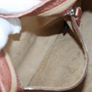 FENDI Celeria Baguette Shoulder Bag Leather Pink Silver Auth ki6700V-25