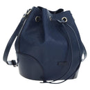 GUCCI Diamante Shoulder Bag Leather 2way Blue Silver 354228 Auth ki6701V-1