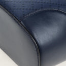 GUCCI Diamante Shoulder Bag Leather 2way Blue Silver 354228 Auth ki6701V-15
