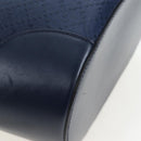 GUCCI Diamante Shoulder Bag Leather 2way Blue Silver 354228 Auth ki6701V-16