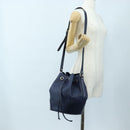 GUCCI Diamante Shoulder Bag Leather 2way Blue Silver 354228 Auth ki6701V-24