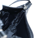 Christian Dior Trotter Canvas Accessory Pouch Black Silver Auth ki6702V-18