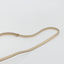 MCM Vanity Shoulder Bag Leather Gold Auth ki6703A-14