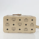 MCM Vanity Shoulder Bag Leather Gold Auth ki6703A-5