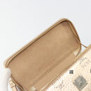 MCM Vanity Shoulder Bag Leather Gold Auth ki6703A-10