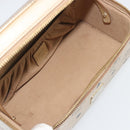 MCM Vanity Shoulder Bag Leather Gold Auth ki6703A-11