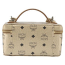 MCM Vanity Shoulder Bag Leather Gold Auth ki6703A-2