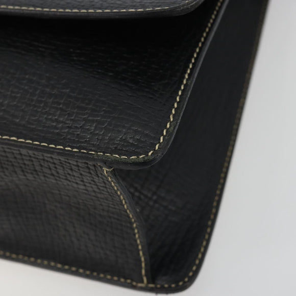 LOEWE Velazquez Hand Bag Leather 2way Black Auth ki6705A