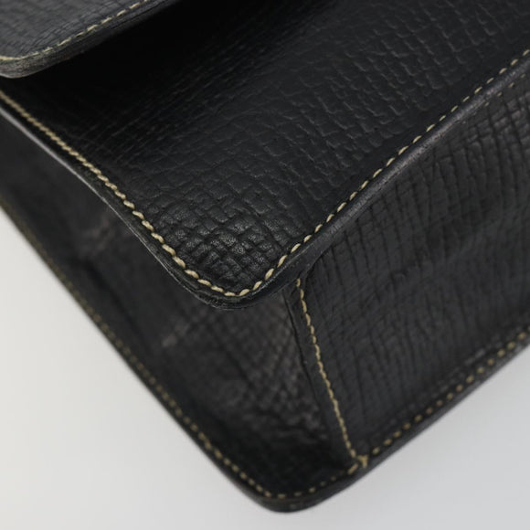 LOEWE Velazquez Hand Bag Leather 2way Black Auth ki6705A