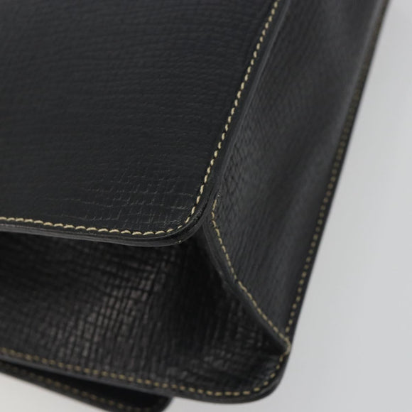 LOEWE Velazquez Hand Bag Leather 2way Black Auth ki6705A