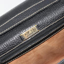 LOEWE Velazquez Hand Bag Leather 2way Black Auth ki6705A-11