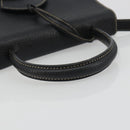 LOEWE Velazquez Hand Bag Leather 2way Black Auth ki6705A-7