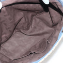 GUCCI GG Canvas Bamboo Tote Bag Blue Beige 232947 Auth ki6706A-23