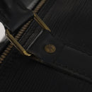 LOUIS VUITTON Epi Keepall 60 Boston Bag Noir M42942 LV Auth ki6707-14