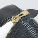 LOUIS VUITTON Epi Keepall 60 Boston Bag Noir M42942 LV Auth ki6707-18