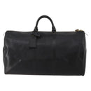 LOUIS VUITTON Epi Keepall 60 Boston Bag Noir M42942 LV Auth ki6707-2