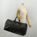 LOUIS VUITTON Epi Keepall 60 Boston Bag Noir M42942 LV Auth ki6707-23