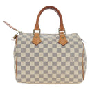 LOUIS VUITTON Damier Azur Speedy 25 Hand Bag N41534 LV Auth ki6709V-2