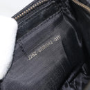 FENDI Zucchino Canvas Shoulder Bag Black Silver 8BR042 Auth ki6713A-12