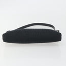 FENDI Zucchino Canvas Shoulder Bag Black Silver 8BR042 Auth ki6713A-5