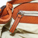 Chloe Paddington Hand Bag Leather Brown Gold Tone Auth ki6714M-21