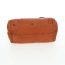 Chloe Paddington Hand Bag Leather Brown Gold Tone Auth ki6714M-9
