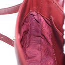 CARTIER Must Line Shoulder Bag Leather Bordeaux Gold Tone Auth ki6718A-21