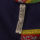 HERMES Carre 90 Scarf Silk Blue Red Auth ki6719-14
