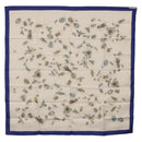 HERMES Carre 90 Scarf Silk Blue White Auth ki6720M-13
