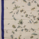 HERMES Carre 90 Scarf Silk Blue White Auth ki6720M-17