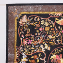 HERMES Carre 90 Scarf Silk ""PiERRES d' ORiENT et d' OCCiDENT Black Auth ki6722-2